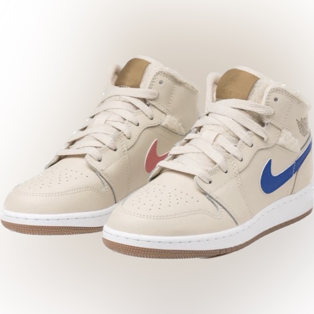 2021 Air Jordan 1 Mid Utility GS 'Fleece'